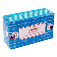 RäUcher Set RäUcherstäBchen Satya Karma -- 15 G + Kerzenhalter Mondphasen -- 10X