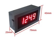1Pcs YB5135B 3 1/2  LED Digital DC Voltmeter Panel Meter DC 0-200mV 
