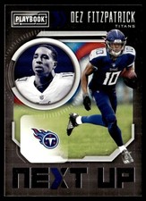 2021 Panini Playbook Next Up Dez Fitzpatrick Tennessee Titans #NXT-DFI