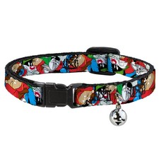 Cat Collar Breakaway with Bell Looney Tunes 3-B-Boy Stance Character Poses Stack