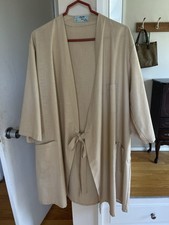 NWOT Men L Japanese Kimono Yukata Angelica Cardigans BathRobe Robe Vintage Beige