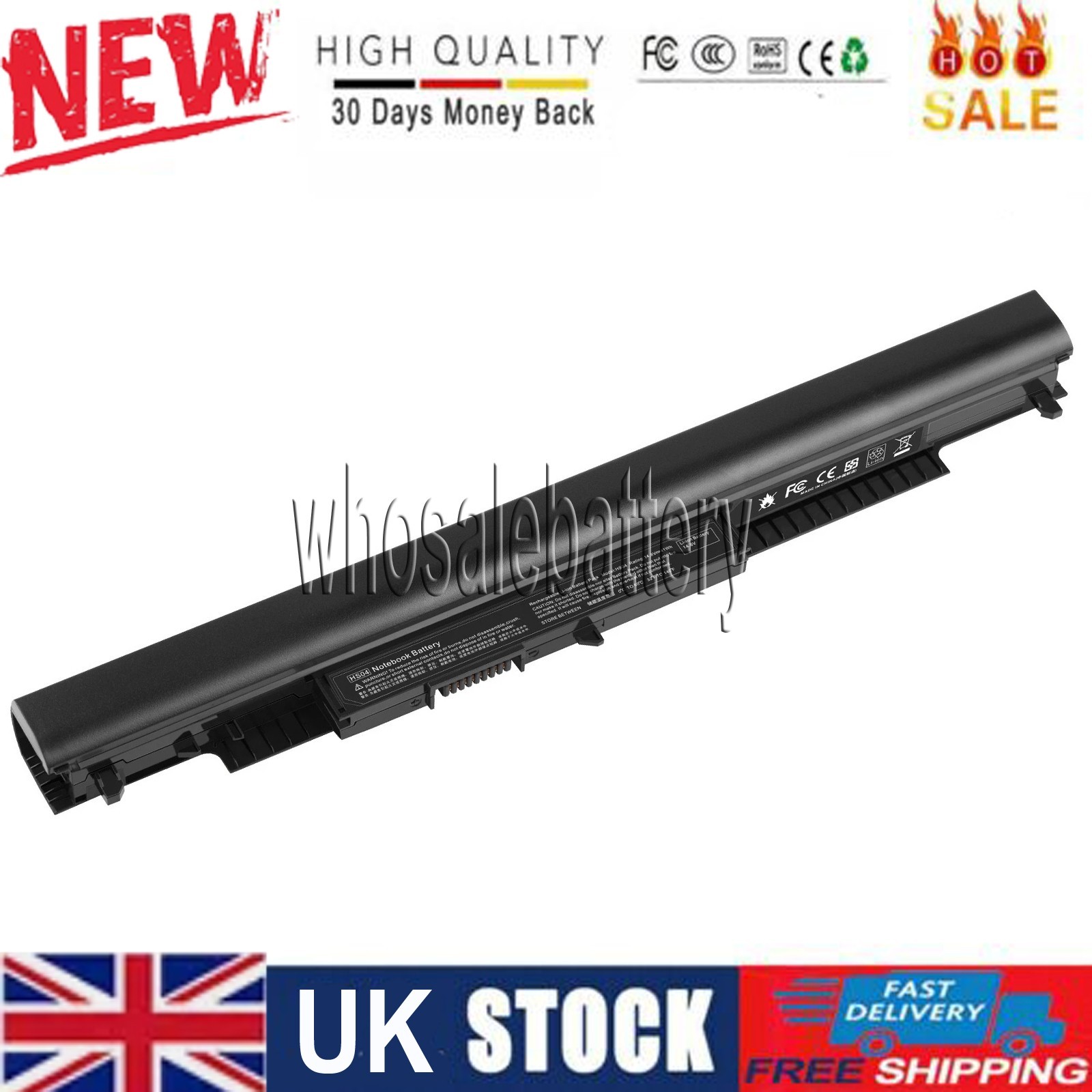 14.8V For HP 15-AC 15-BA 15-AY 15-AF 255 G5 250 G5 Series 2200mAh Battery HS04