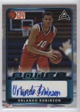 2021 Leaf Pro Set Power Platinum Spectrum Foil 34/99 Orlando Robinson Auto 15g5