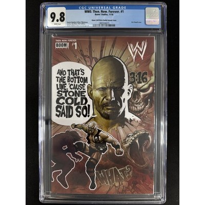 CGC 9.8 WWE THEN NOW FOREVER #1 B Boom 2016 Stone Cold Steve Austin