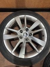 Skoda Octavia 2013-2019 Alloy  17” Alloy Wheels With Tyres 225 45 17