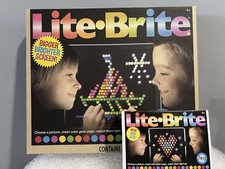 Lite Brite Big and small Toy with Color Glow Pegs, Magic Screen