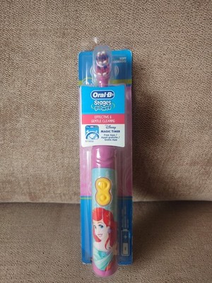 Oral-B Stages Power Elektrische Kinderzahnbürste, Disney Prinzessinnen Brandneu 