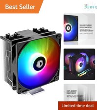 CPU Cooler Air 4 Heatpipes RGB Sync PWM Fan for Intel AMD LGA 1700