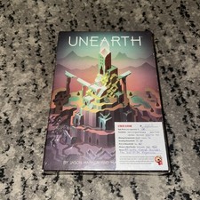 UNEARTH by Brotherwise Games First Edition Board Game 100% COMPLETE IN BOX