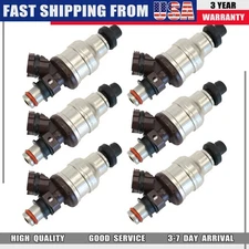 Set(6) High-Quality Fuel Injectors Fits 89-95 Toyota 4Runner Pickup 3VZE 3.0L V6