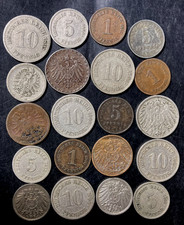OLD German Empire Coin Lot - 1875-1919 - 20- Great Coins - Lot #B5