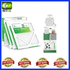 10x10x1 MERV 8 Air Filter Pack of 6 - Easy Slide Installation Great Airflow