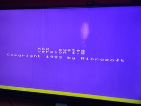 Vintage Sakhr AX-230 MSX Personal ComputerPowers On,Need Repair,Clean Condition