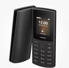 Genuine Nokia 105 4G 2nd Edition Mobile Phone. Charcoal. Dual Sim.