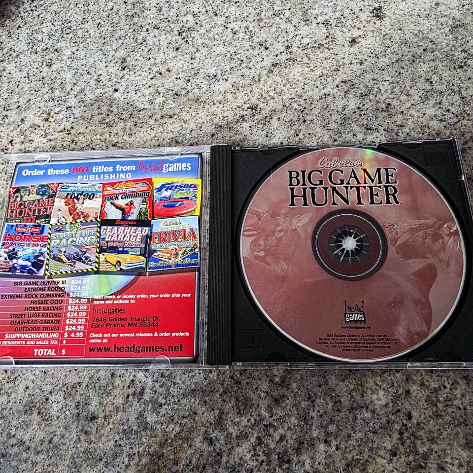 Cabela’s Big Game Hunter PC Win 95/98 Vintage Video Game Shooting - Image 3 of 4
