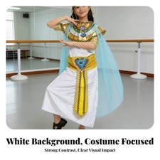 Dzieci Egipski kostium Motyw historyczny Dzieci Faraon Kostium Kompletny zestaw