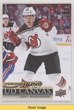2018-19 Upper Deck UD Canvas Young Guns Joey Anderson #C219 READ 1u6