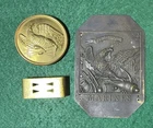 Civil War Reenactment US Belt Buckle, Shako Hat Emblem & Belt Keeper
