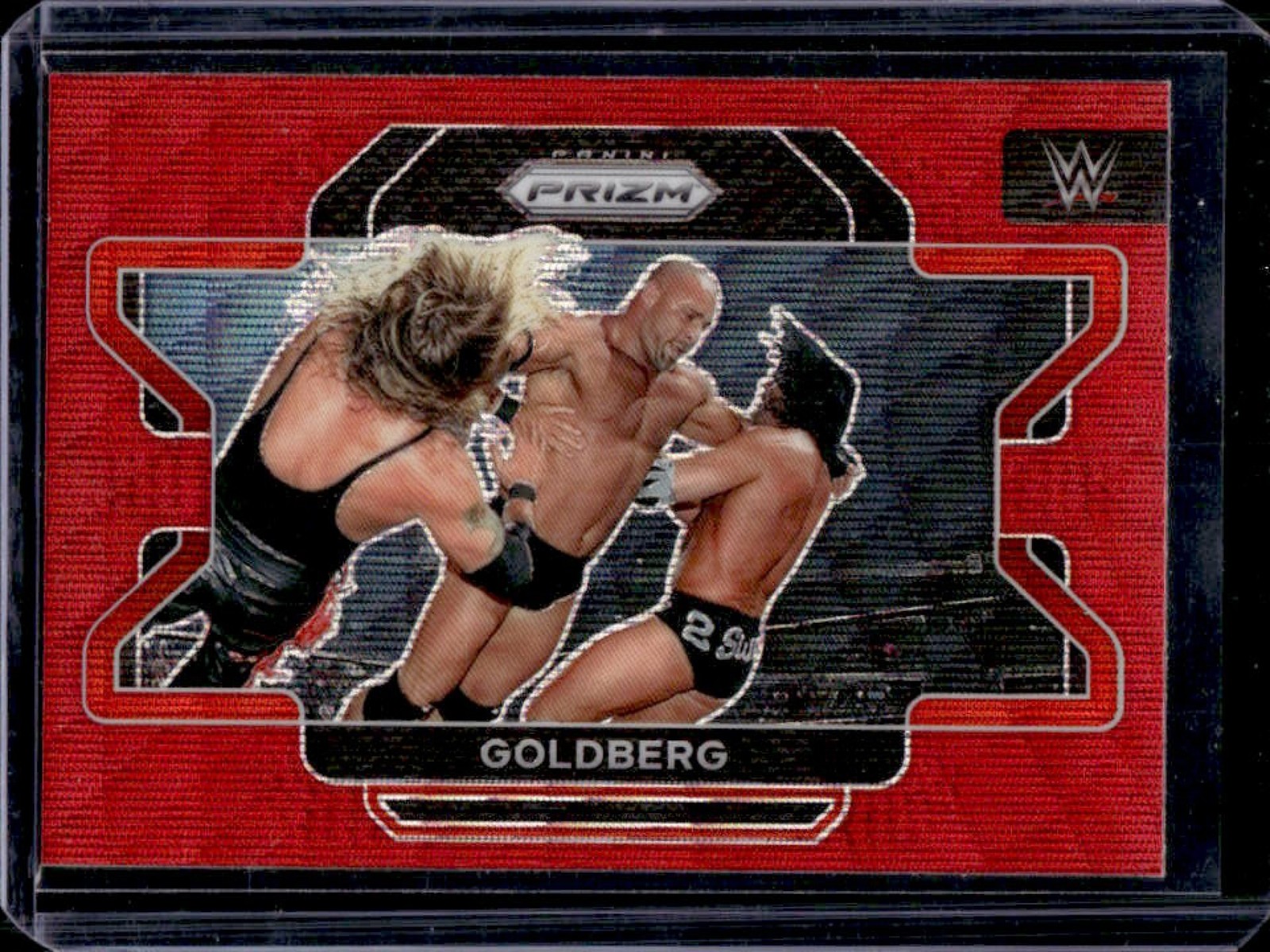 2022 Prizm WWE Goldberg Ruby Wave #33