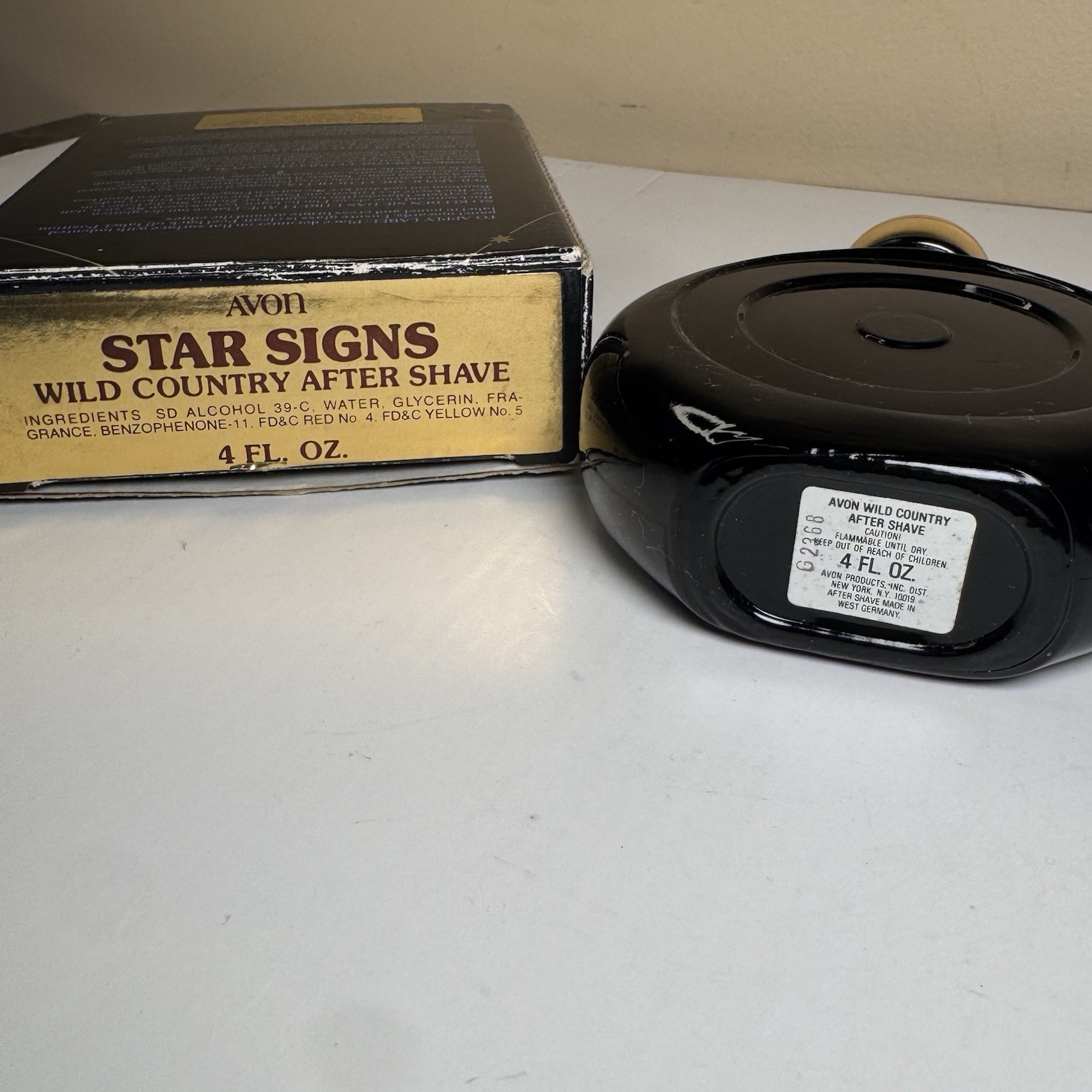 Vintage Avon Star Signs Wild Country Aftershave 4 fl. oz. Box Full ...