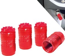 Tire Valve Stem Caps, 4 Pack Rhinestone Crystal Metal Valve Covers   Universal