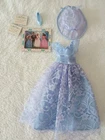 Vtg 1986 Barbie Skipper Romantic Wedding  #3106 Blue Lace Dress Fashion EUC!