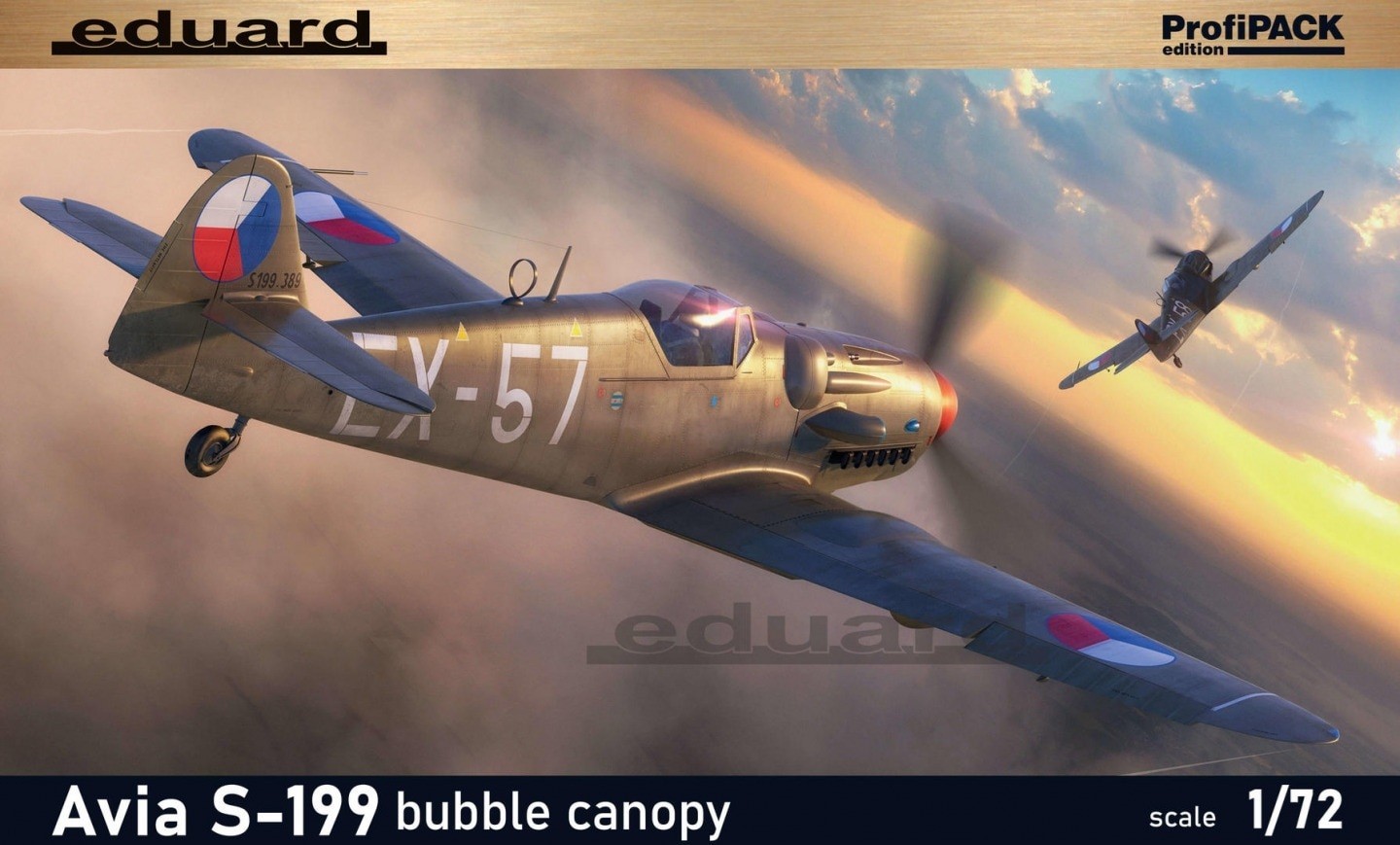 Eduard 70151 1:72nd scale Avia S-199 bubble canopy ProfiPACK Edition