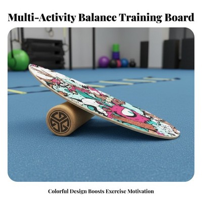 Balance Board mit Rolle KernmuskeltrainingTraining Gleichgewichtsbrett für