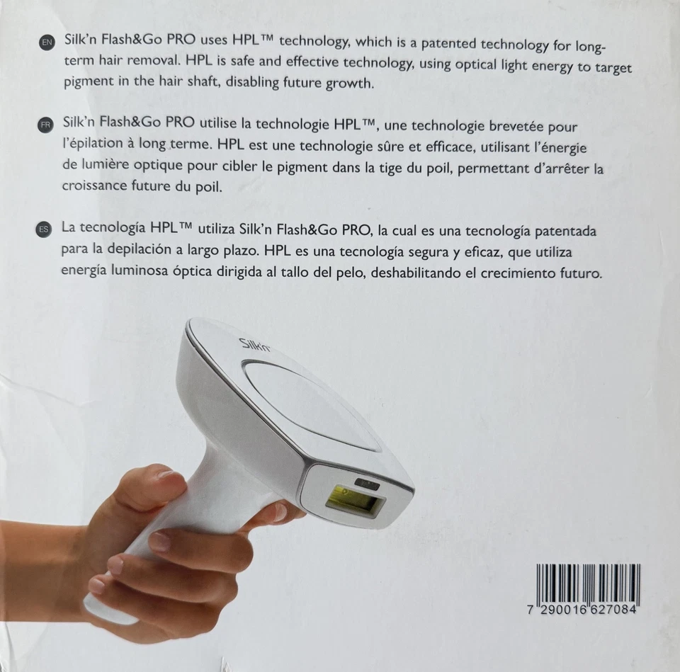 Модель средства для удаления волос Silk'n Bella Flash Pro Touch & Glide с технологией HPL - Изображение 3 из 4