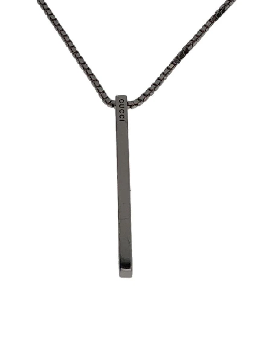 GUCCI Collana Barra SV925 SLV Con Top Uomo Usata