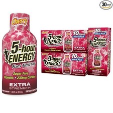 5-hour ENERGY Extra Strength Shots, Cherry Flavor, 1.93 oz. 30 Count 30 Bottles