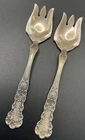 Antique Buttercup by Gorham Sterling Silver Lion Ice Cream Fork 5 1/4" Set Of 2