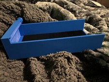 Easy flow gold sluice box for gold prospecting solid gold catching plates blue
