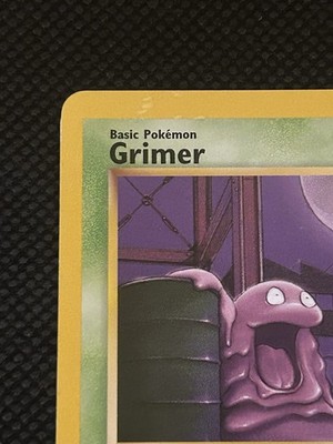 Pokémon Error Misprint Ink Blot Printer Hickey 1999 Grimer Fossil WOTC Vintage