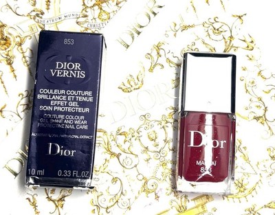 Dior Vernis Couture Colour Gel Shine And Wear Protective Nail Polish 853 Massai