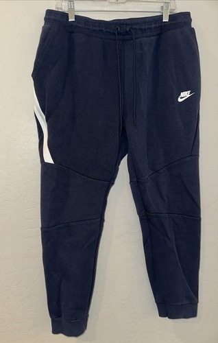 Nike Sportswear Tech Fleece Jogger Pants Mens XL Navy Blue Sweatpants 805162 - Picture 2 of 7
