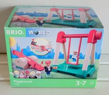 BRIO World Playground Set 33948 Wood with 2 Minifigures Compatible with Thomas
