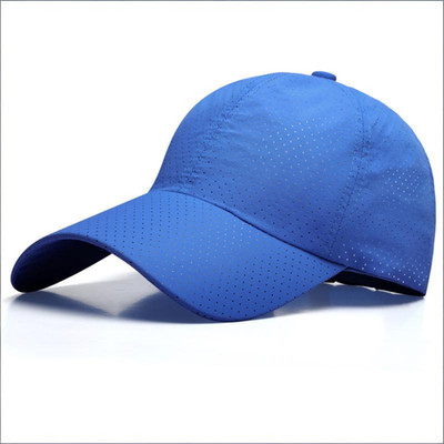 Koreanische schnelltrocknende einfarbige Baseballkappe - Unisex Sonnenhut mit atmungsaktiven Löchern