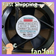 UF15KC12 1X New Mechatronics UF15KC12 17255 115V 39/38W Double Ball Fan 50/60hz 