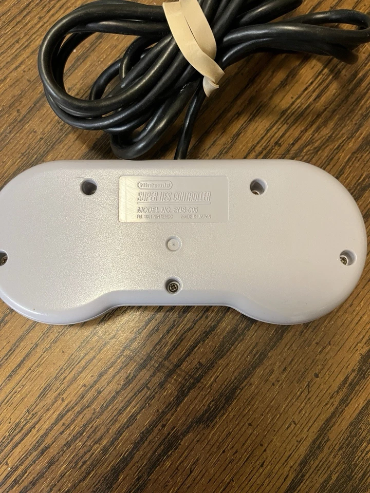 Mando Nintendo SNES SNS-005 Original Limpio Probado Funciona Buen Estado Foto 2 de 4