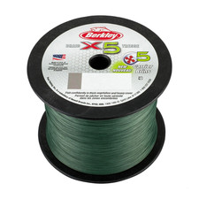 Berkley X5 Braid Superline Low-Vis Green 40-Pound Break Strength 2188Yd Fishing