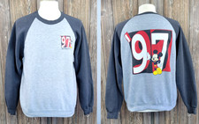 Vintage Mickey Mouse Sweatshirt '97 Mickey Inc Walt Disney World Mens L USA Made