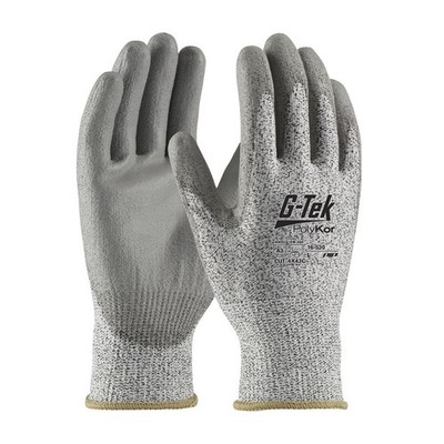 PIP 16-530/M G-Tek PolyKor ANSI Cut Level 3 A3 PU Coated Work Gloves