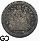 1841-O Seated Liberty Dime, Better Date New Orleans Issue