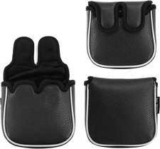 Golf Center Shaft Putter Cover Square Mallet Headcover Golf Club Protector For