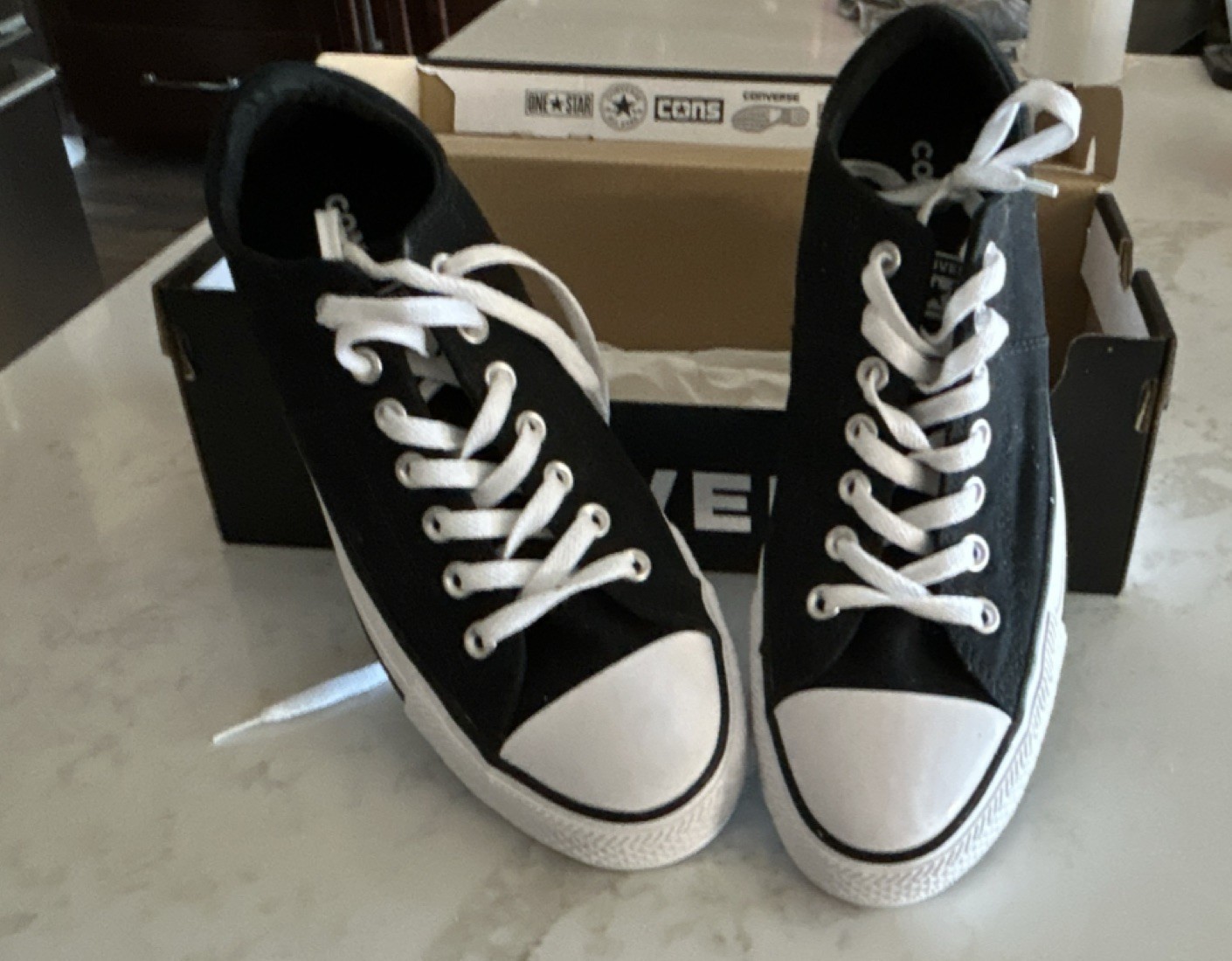 Converse All Star Black Canvas Sneakers Men's Size 11 US Lace Up Casual Shoes thumbnail 5