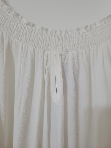 Muche Et Muchette Off Shoulder Blouse White M/L NWT - Picture 7 of 10