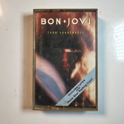 Bon Jovi 7800° Fahrenheit Cassette Mercury 422-824509-4 Glam Metal