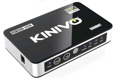 Kinivo HDMI Switch with Audio Extractor 360BNT (3 in one out, Toslink Optical