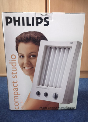 Philips compact studio HB 181/A Sonnenbank Solarium 6 Lampen Gesichtsbräuner 
